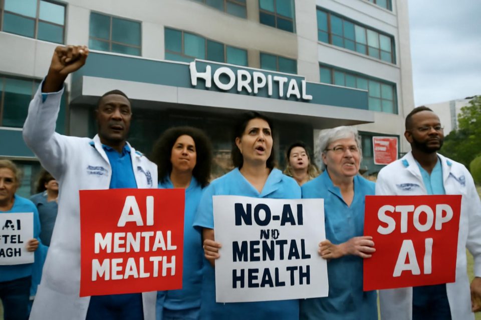 Kaiser Mental Health Professionals Strike Over AI Concerns