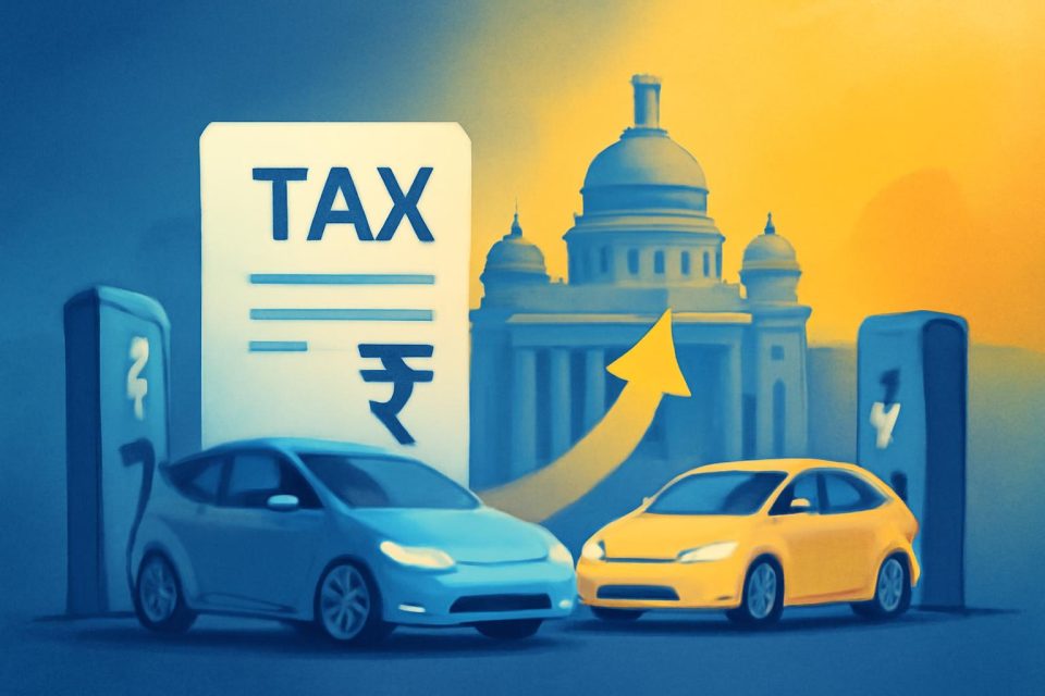 Karnataka Imposes Lifetime Tax on Electric Vehicles, Exempting Two-Wheelers