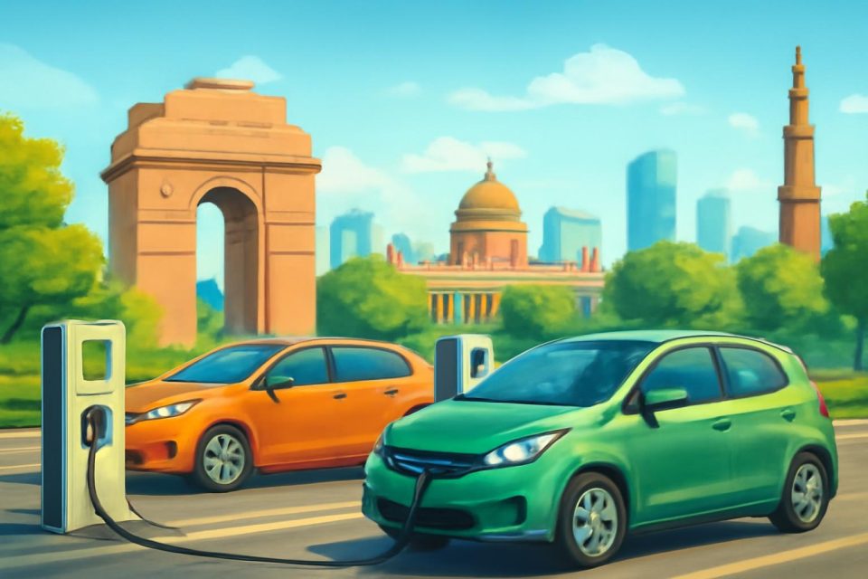 Delhi's EV Policy 2.0 Draft: No Road Tax for Cars Under ₹30 Lakh and Non-E2W Registration Ban
