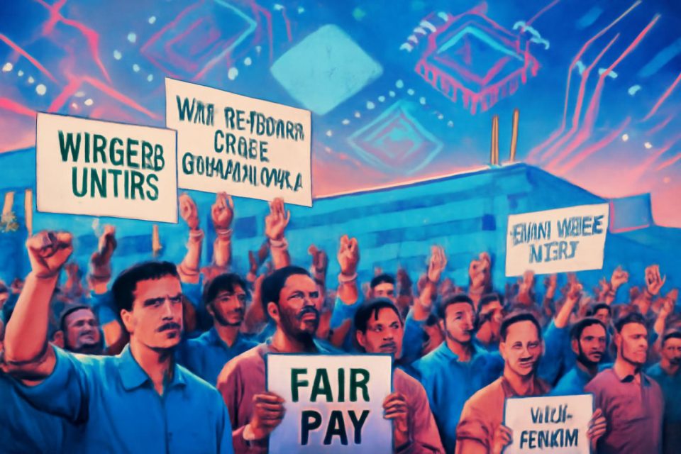 Samsung Electronics Workers Demand Higher Pay Amid Record Profits