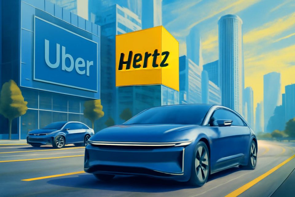 Hertz Partners with Uber for Lucid Motors Robotaxi Fleet Management