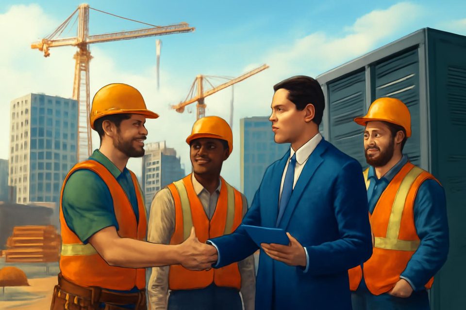 Construction Unions Partner with Tech Giants to Build AI Data Centers
