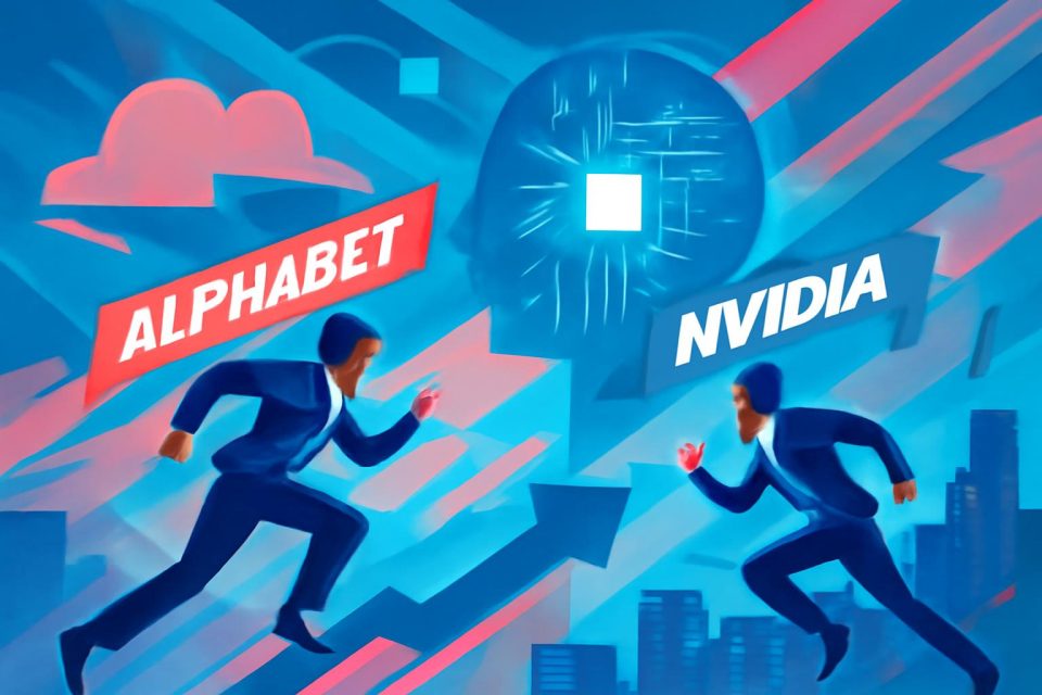 Alphabet Approaches Nvidia in Market Value Race