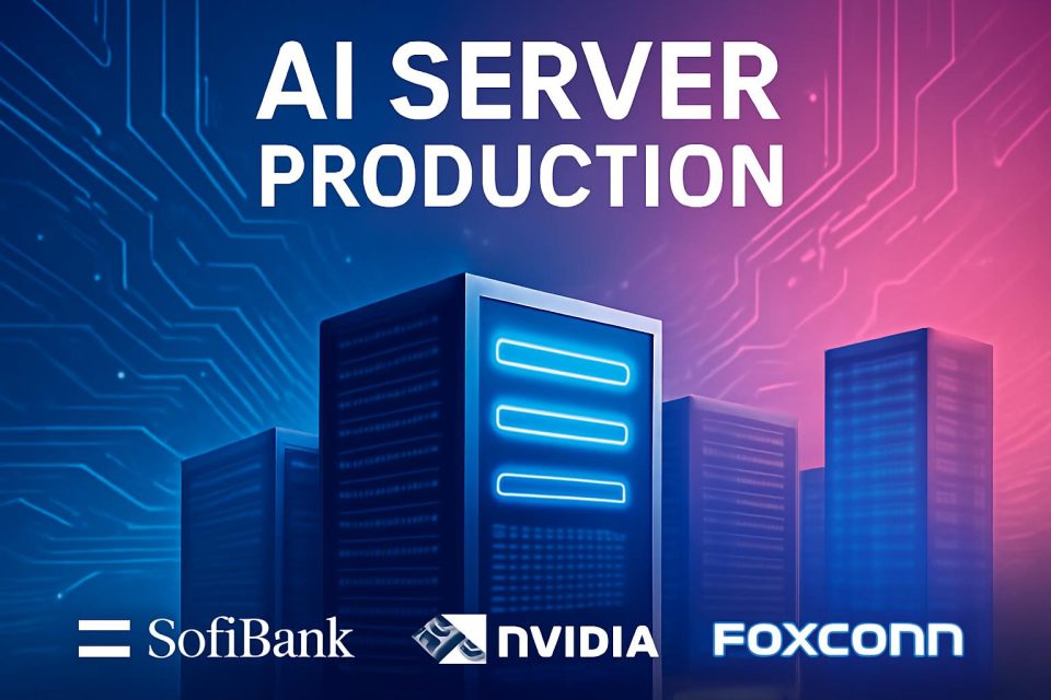 SoftBank Plans AI Server Production in Japan with Nvidia and Foxconn