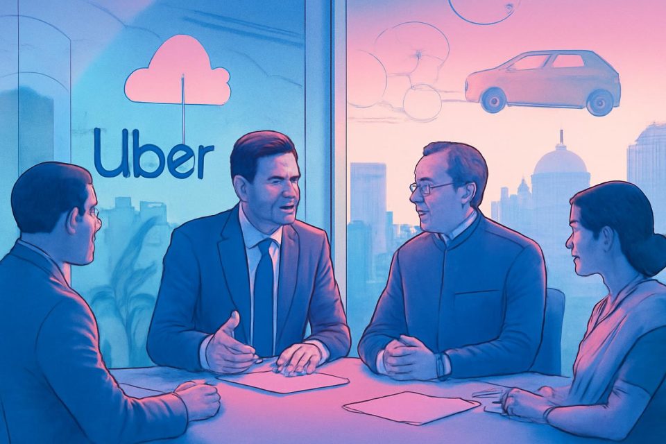 Uber CEO Dara Khosrowshahi Visits India to Discuss Growth and Investments