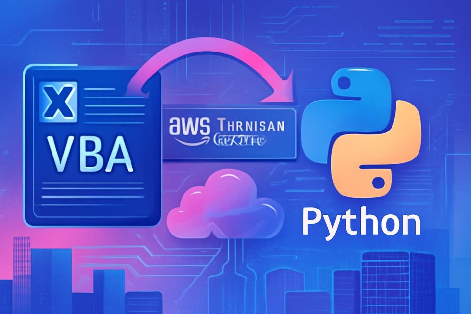 Streamlining Excel VBA Migration to Python with AWS Transform Custom