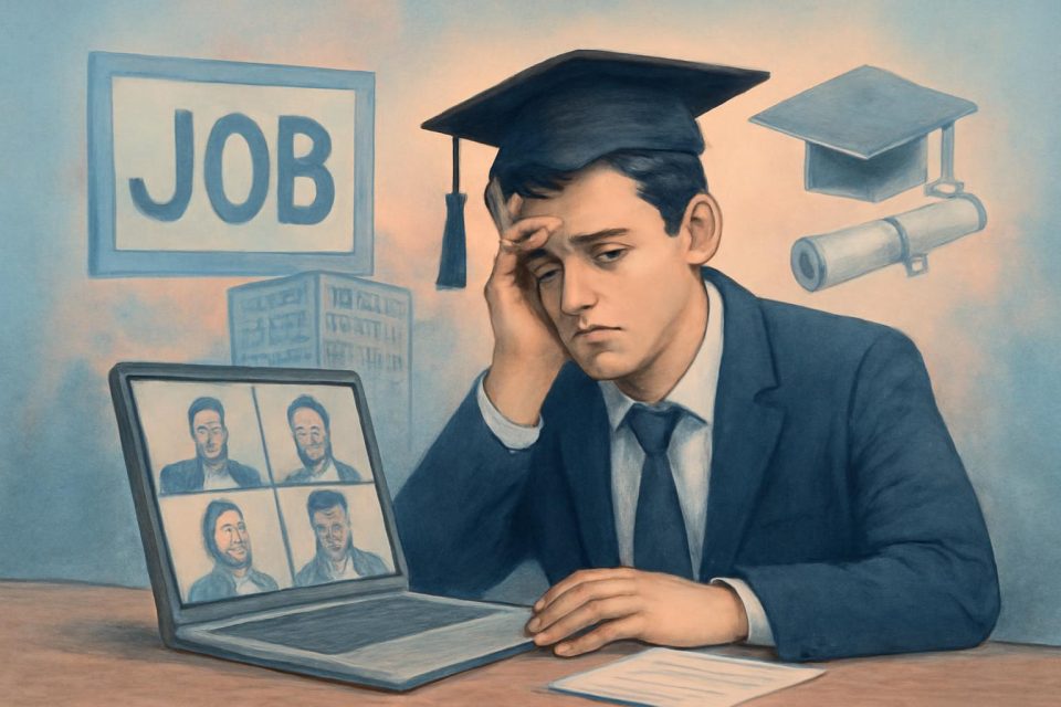 Remote Work Hinders Job Opportunities for Young Graduates, Study Reveals