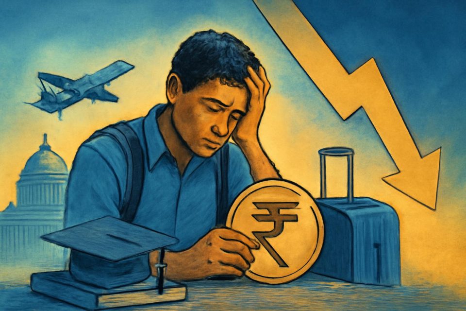 Rupee Depreciation Forces Indian Students Abroad to Seek Additional Loans