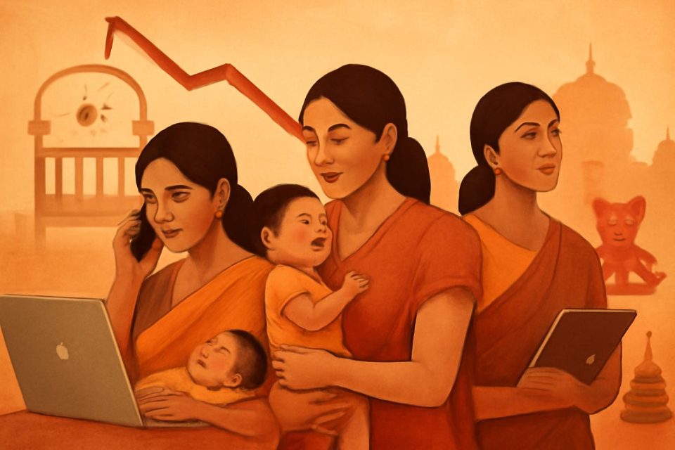 Radhika Gupta Highlights Importance of Childcare Amid India's Declining Fertility Rate